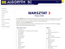 Tablet Screenshot of algorytm.pl